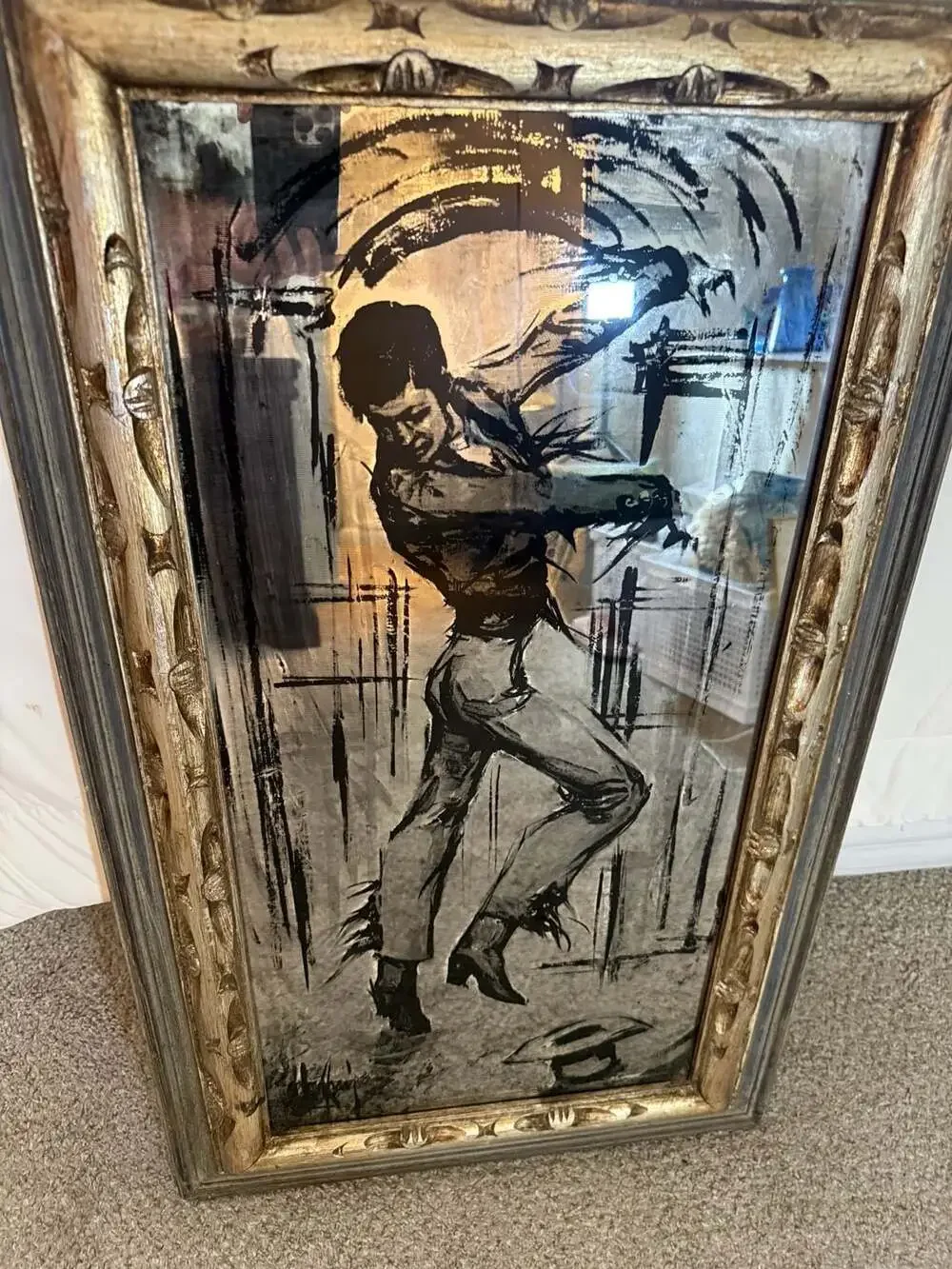 Alberto Ruiz Vela reverse painted